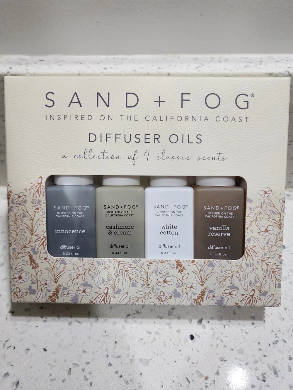 Sand + Fog Diffuser Oil Set – 4 Scents